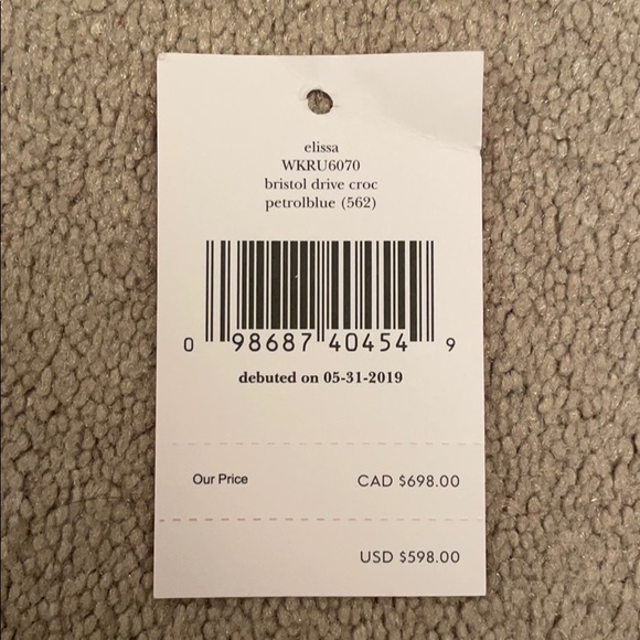NWT Kate Spade Elissa Tote petrolblue